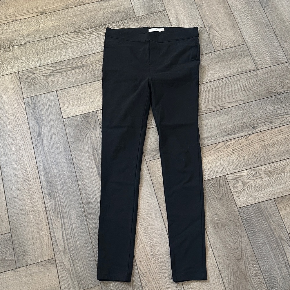 Womens Lush Black Skinny Pants Leggings